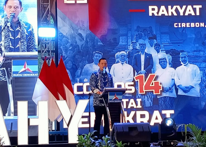 Kampanye Perdana Demokrat, AHY Tebar Janji di Cirebon: Masih Ingat Bapak SBY?