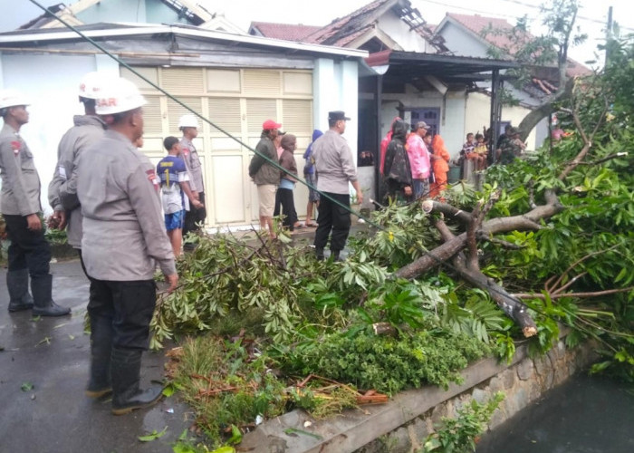 Angin Kencang Terjang Desa Muara Cirebon, Puluhan Rumah dan Sekolah Terdampak