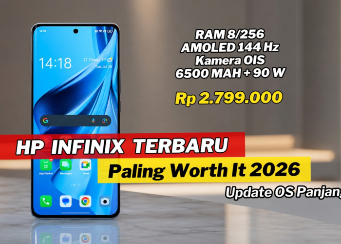 Dibanderol Mulai 2 Jutaan Dapat Ponsel RAM 8GB, Berikut 6 Rekomendasi Hp Infinix Terbaik Dibeli Juli 2026
