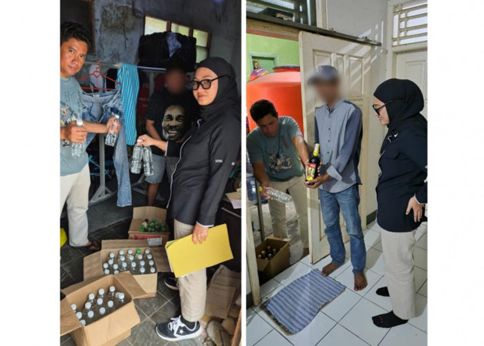 Jelang Ramadan, Polresta Cirebon Sita 65 Botol Miras Termasuk Ciu dalam Razia Pekat