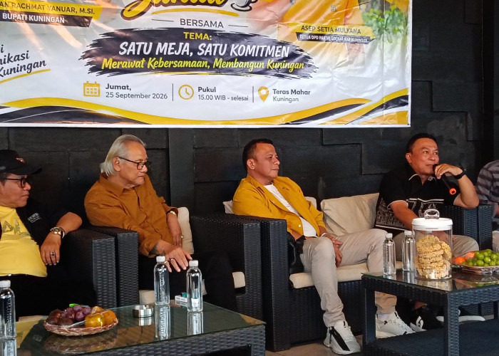 Bupati Dian dan Asep Armala Satu Meja, Komunikasi hingga Arah Golkar Kuningan Dibahas