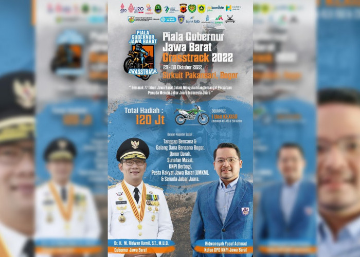 Piala Gubernur Jawa Barat Grass Track 2022, Total Hadiah Rp 120 Juta