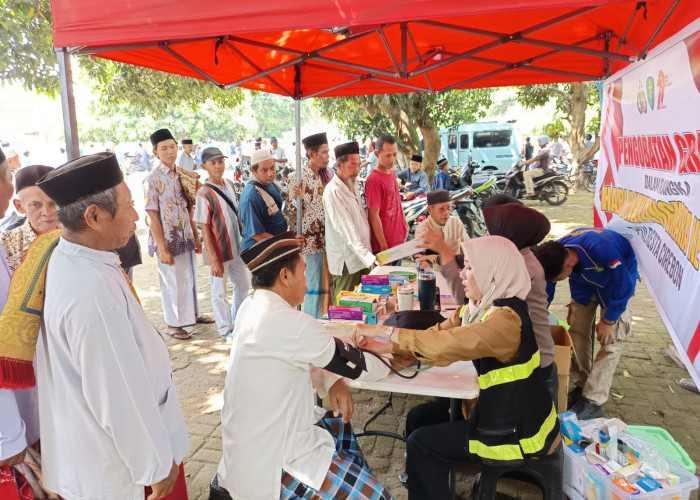 Sambut Hari Bhayangkara ke-79, Polresta Cirebon Adakan Bhaktikes, Animo Masyarakat Tinggi
