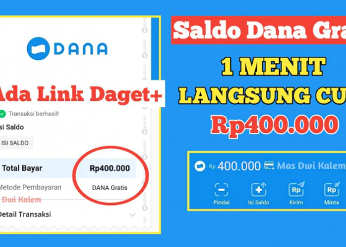 Klaim Saldo DANA Kaget Terbukti Membayar Hari Minggu 12 Januari 2025, Dapatkan Uang Rp400 Ribu Sebelum Habis