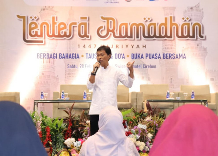 Wali Kota Cirebon Hadiri Lentera Ramadan, 200 Anak Yatim Terima Santunan dan Motivasi Penuh Haru