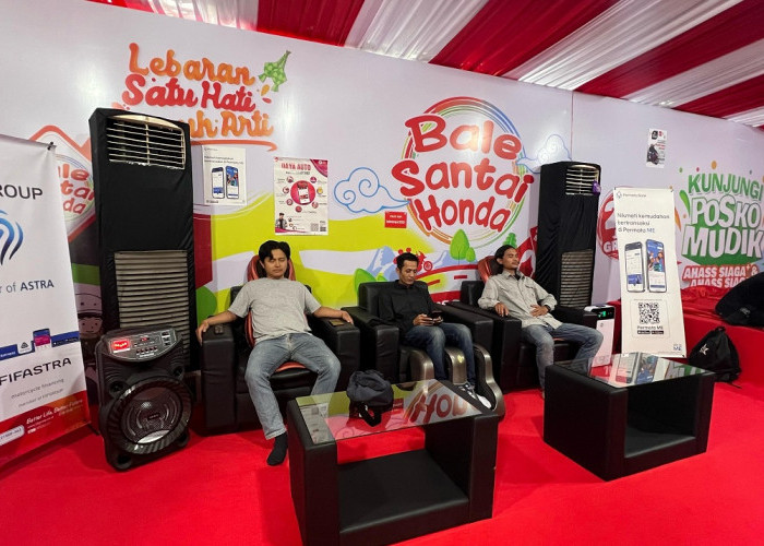 Istirahat di Bale Santai Honda saat Mudik Bisa Sambil Servis Motor, Ada Diskon 