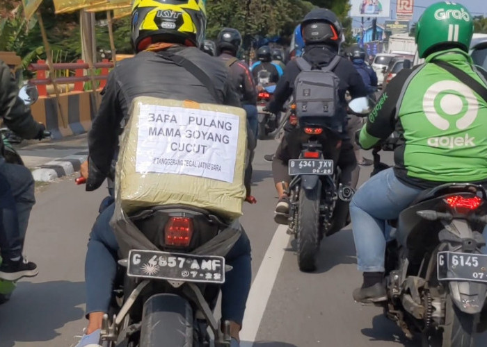 Unik! Pemudik Sampaikan Curhatan Lewat Sebuah Kalimat di Belakang Kendaraan, Ini Maksudnya