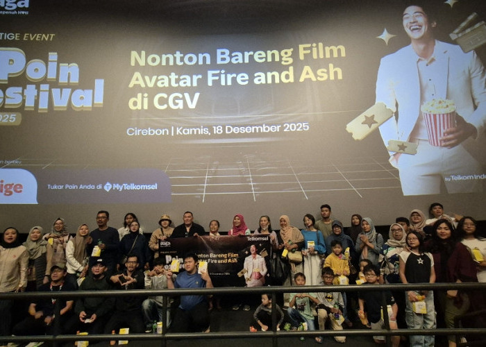 Telkomsel Ajak Pelanggan Setia Telkomsel Prestige Nobar di Cirebon