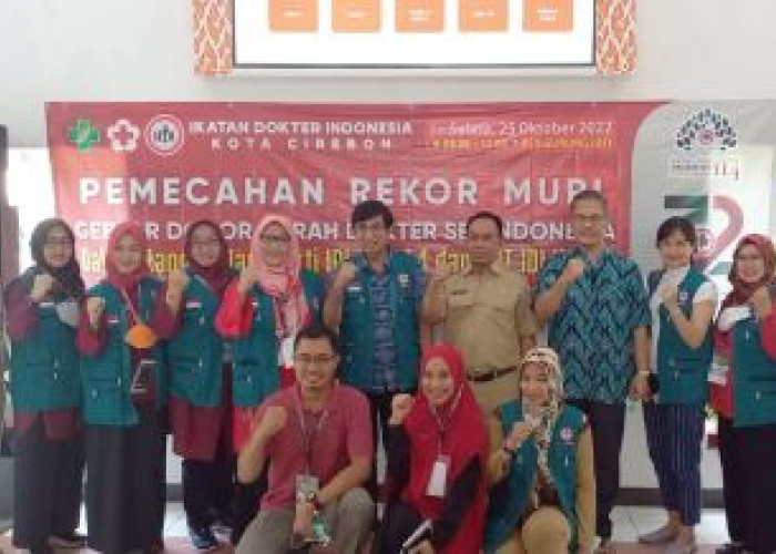 IDI Pecahkan Rekor MURI, Gelar Donor Darah Dokter Se-Indonesia Dalam Rangka HUT IDI ke-72  
