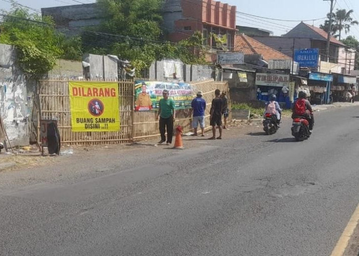 Sampah Menggunung di Blok Simega Dibersihkan, Pemdes Battembat Pasang Pagar