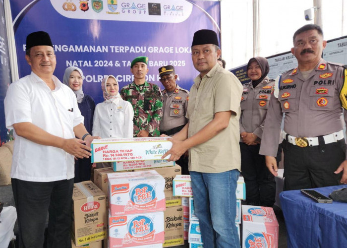 Kadin Kota Cirebon Serahkan Bantuan Logistik untuk Personel Pengamanan Nataru 2024-2025