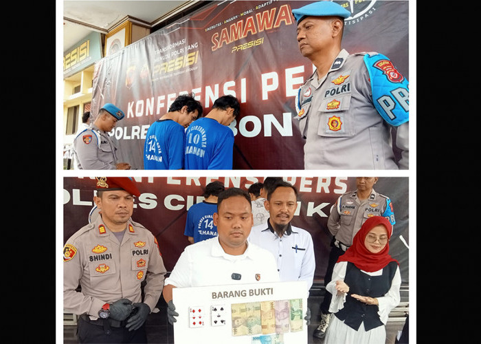 2 Pelaku Judi Gedrogan di Cirebon Ditangkap Polisi, Terancam Hukuman 9 Tahun Penjara