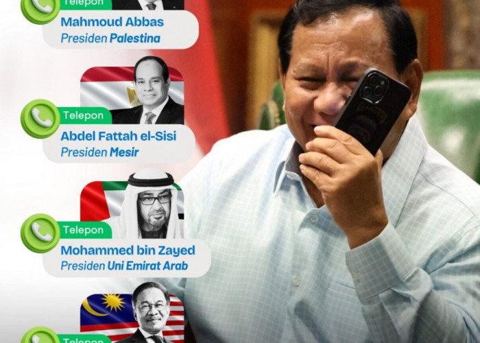 Momen Idulfitri, Prabowo Hubungi Mahmoud Abbas hingga Erdogan, Ini Pesan Pentingnya