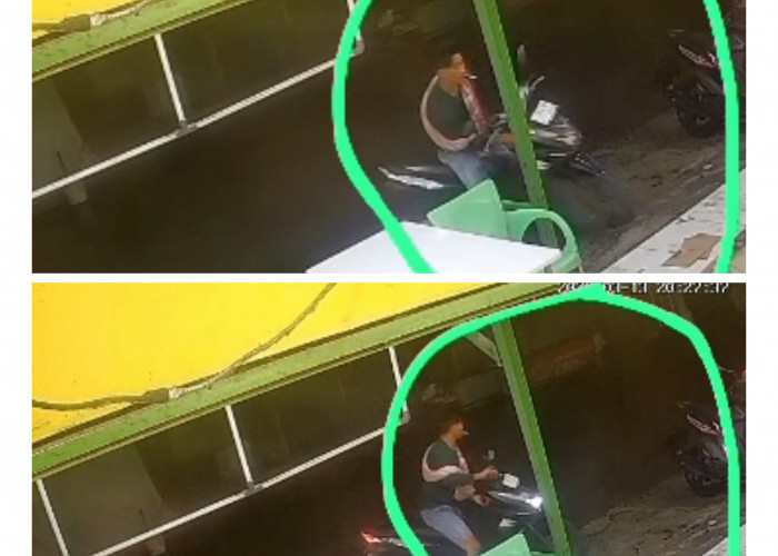 Curanmor di Palimanan Terekam CCTV, Motor Karyawan Rumah Makan Raib dalam Hitungan Detik
