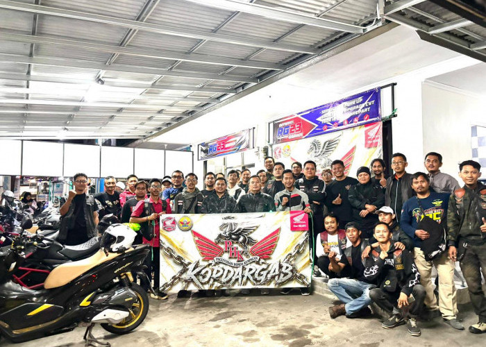 Kuatkan Semangat Persaudaraan, Paguyuban Honda Kuningan Gelar Kopdar Gabungan