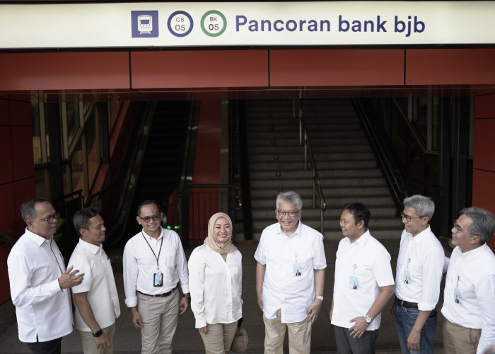 bank bjb Menjalin Kolaborasi dengan KAI Melalui Penamaan Stasiun LRT Jabodebek 'Pancoran bank bjb'
