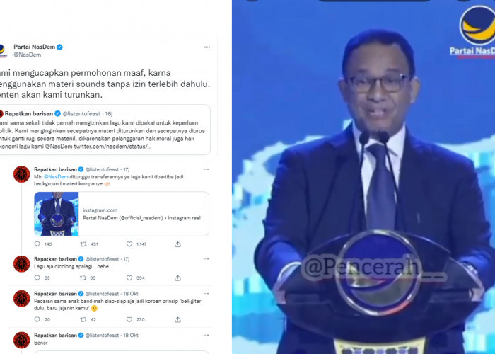 Nasdem Pakai Lagu Feast Tanpa Izin, Ditunggu Transferannya