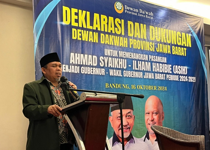 Deklarasi Dukungan, DDII Jabar Siap Kawal Kemenangan ASIH di Pilkada 2024