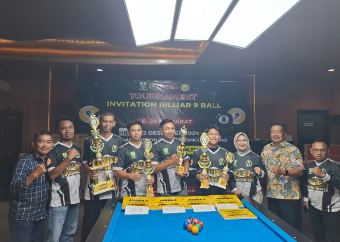 Rahmat Juara Turnamen Biliar Invitation 9 Ball se-Jabar di Kota Cirebon