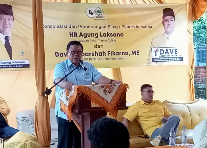 Solidkan Barisan, Agung Laksono: Optimis Partai Golkar Menang di Cirebon 