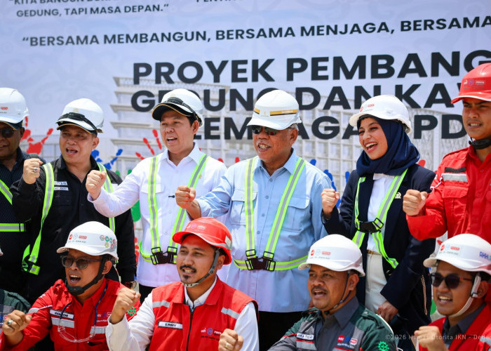 Ketua DPD RI Tinjau Progres Kawasan Legislatif IKN, Pembangunan Gedung Capai 14,8 Persen