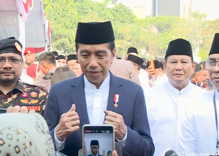 Jokowi: Pak Anies - Muhaimin Cocok, Pak Ganjar - Mahfud Cocok, Pak Prabowo Cocok