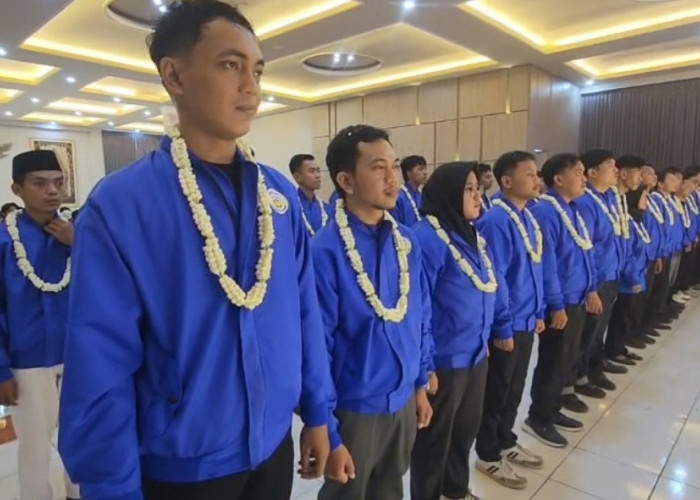 Pelantikan DPK KNPI se-Kabupaten Cirebon, Aan Anwarudin Dorong Pemuda Berkontribusi Nyata