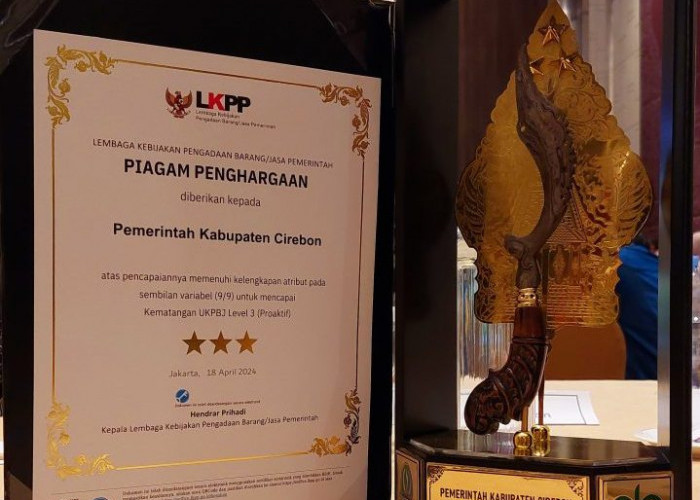Hore! Kabupaten Cirebon Dapat Penghargaan UKPBJ Proaktif Tahun 2024 dari Pemprov Jabar