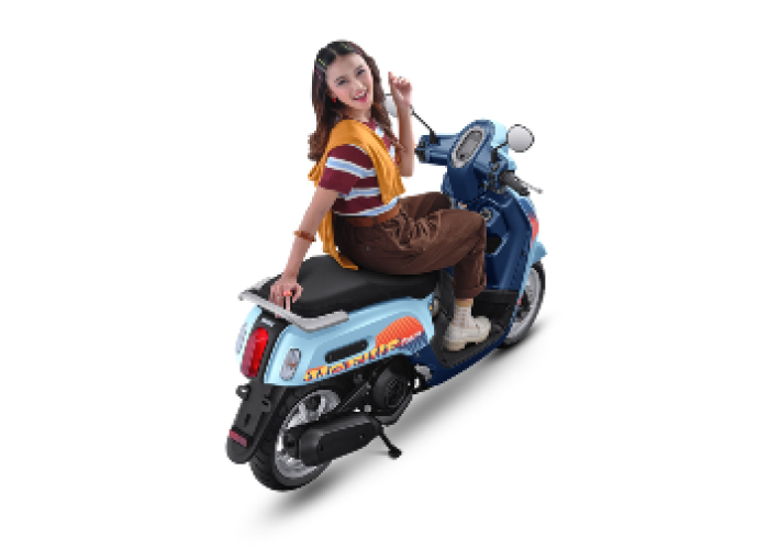 Yamaha Fazzio Hadirkan Special Edition Sunset Blue, Tampilkan Nuansa Retro Summer yang Semakin Skena