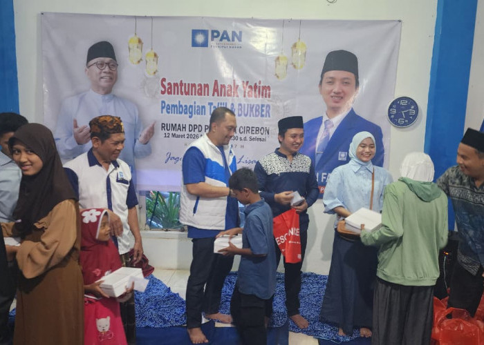 Berbagi di Bulan Ramadan, DPD PAN Kota Cirebon Ajak Anak Yatim Buka Puasa Bersama