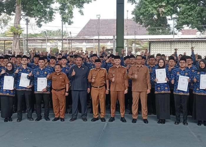 455 CPNS Majalengka Resmi Diangkat, 2 Orang Gagal Lolos jadi PNS