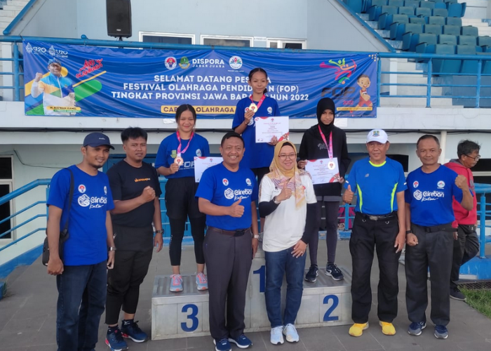 Atlet Pelajar Kabupaten Cirebon Rebut Emas Festival Olahraga Pendidikan 2022