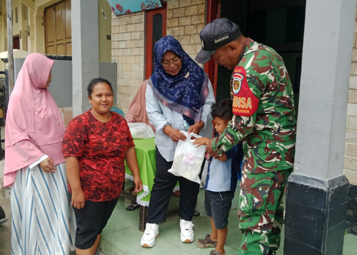 Pendampingan Distribusi MBG Kelompok B3 di Posyandu Flamboyan