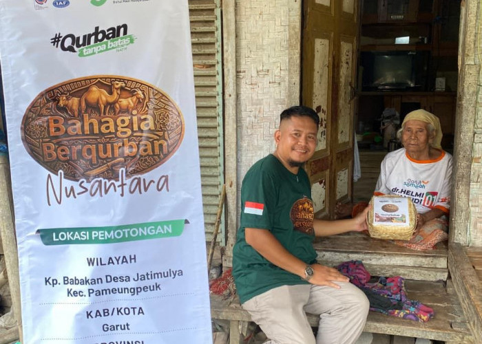 BMH Jabar Sukses Distribusikan 50 Ekor Kambing Kurban di Pelosok Garut Selatan