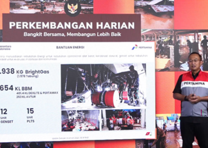 Pertamina Gratiskan 654 Ribu Liter BBM dan 1.500 Tabung LPG untuk Operasi Kemanusiaan di Sumatra