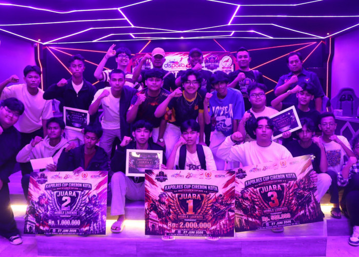Hari Bhayangkara ke-80, Polres Cirebon Kota Gelar Turnamen E-Sport Mobile Legends Libatkan 153 Gamer Muda
