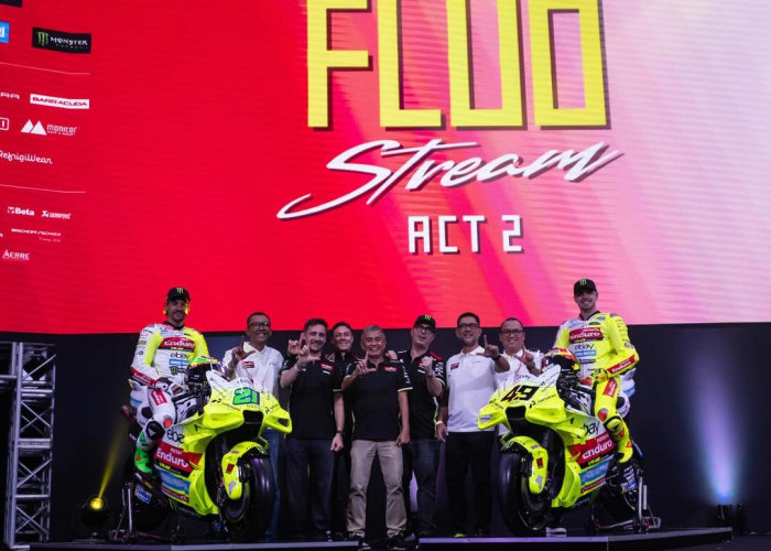 Pertamina Enduro VR46 Racing Team Resmi Diluncurkan, Diggia dan Franky Siap Beraksi di MotoGP 2025