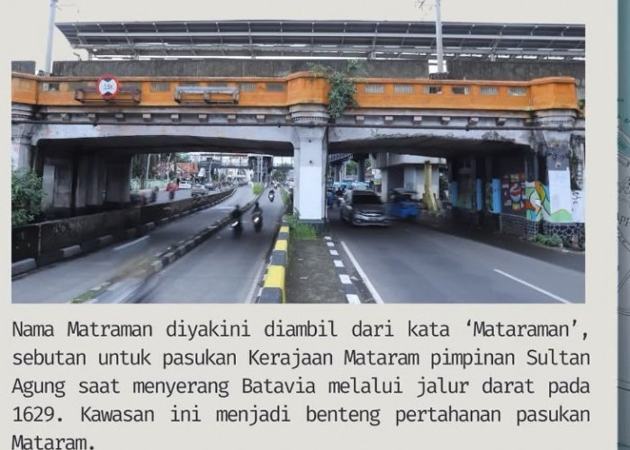 Akibat Bentrokan, Nama Matraman Diungkit, Dikaitkan dengan Kasultanan Mataram