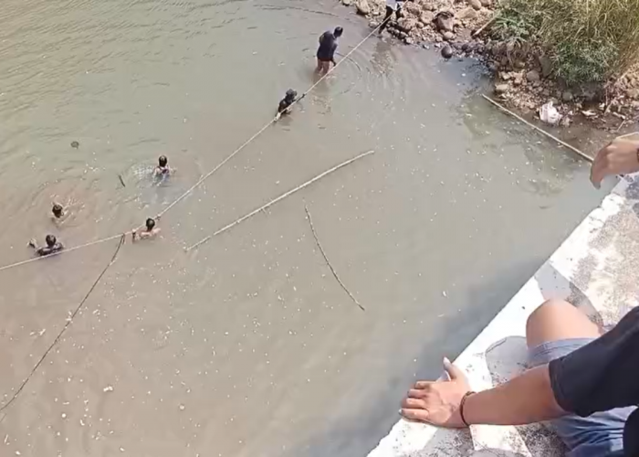 TRAGIS! Remaja Tenggelam di Sungai Cipager saat Berenang, Ini Kronologinya