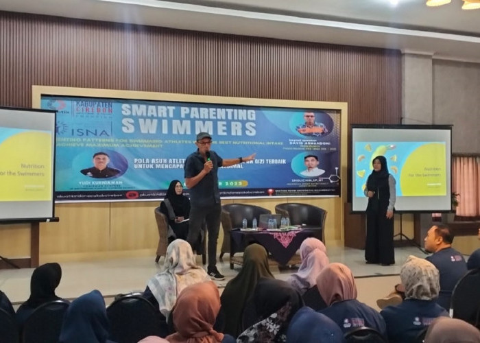 Hadirkan Pelatih Asal Prancis, Pengurus Akuatik Indonesia Kabupaten Cirebon Gelar Smart Parenting Swimmers