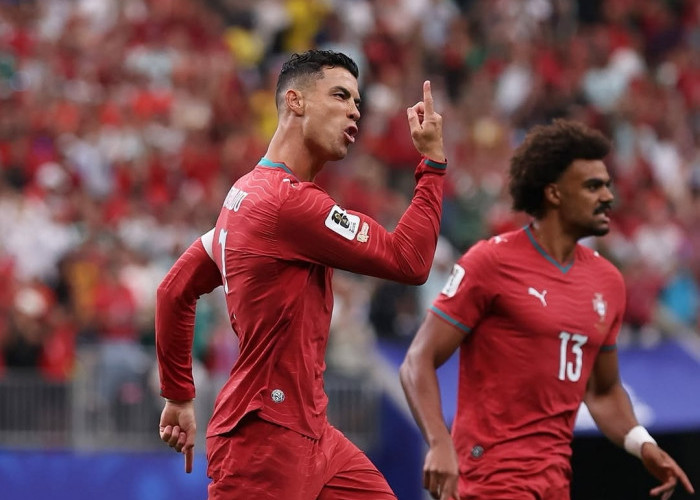 Portugal Pesta Gol, Ronaldo Cetak Brace dan Bawa Selecao Puncaki Grup K Piala Dunia 2026