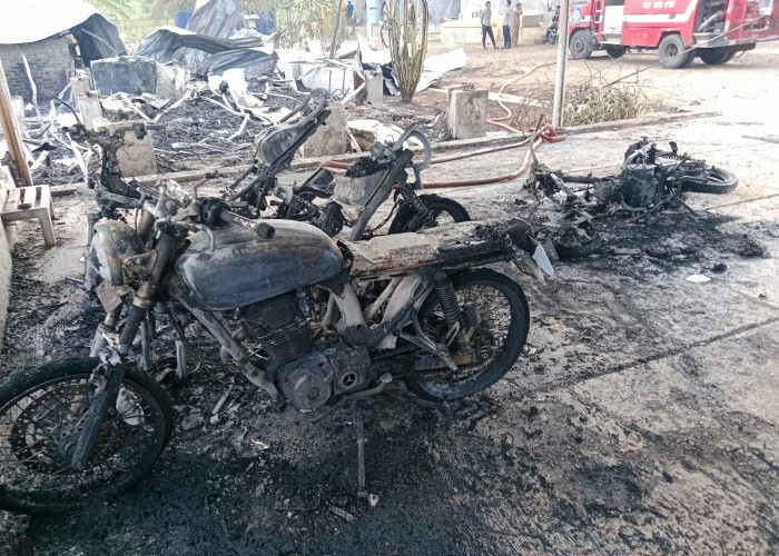 Kebakaran Kandang Ayam di Kuningan, 4 Motor dan Peralatan Peternakan Hangus, Kerugian Rp93 Juta