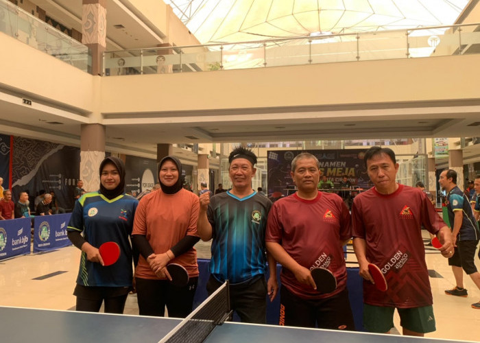 Asah Mental Jelang Porprov Jabar 2026, Atlet Tenis Meja Kabupaten Cirebon Tempur di Turnamen GCM