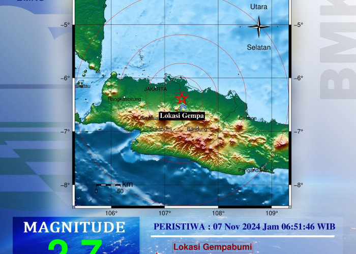 Karawang Diguncang Gempa 2.7 Magnitudo, Getarannya Sampai ke Wilayah Ini