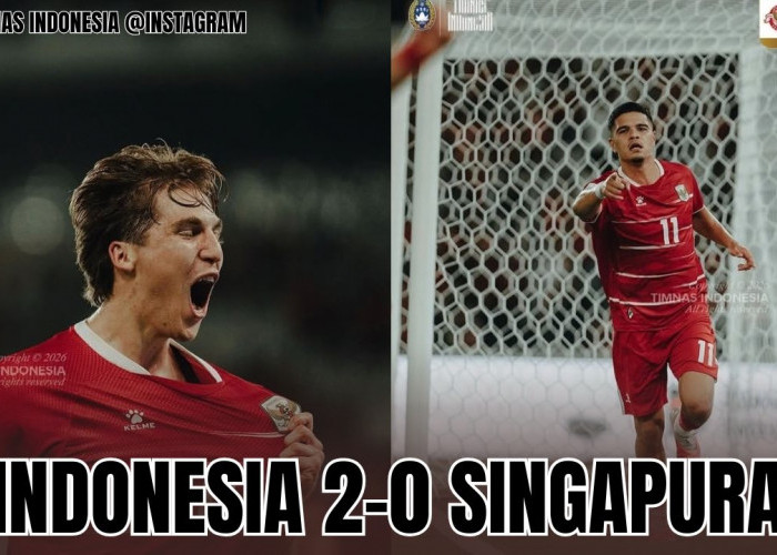 Hasil Timnas Indonesia vs Singapura FIFA ASEAN Cup 2026: Luke Vickery Debut, Garuda Tumbangkan Singapura 2-0!