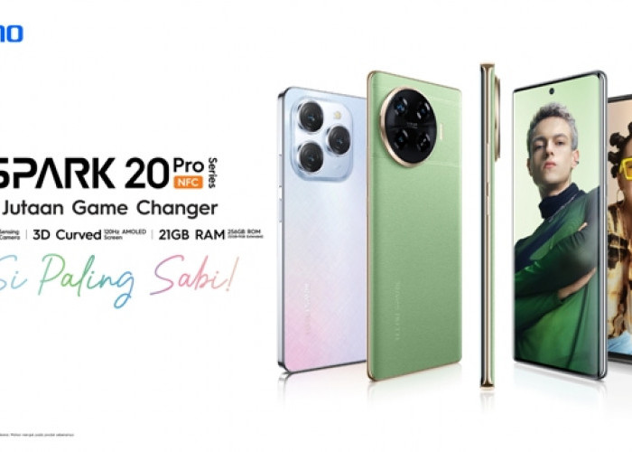 TECNO SPARK 20 Pro Series Resmi Hadir Sebagai Game Changer di Indonesia Seharga 2 Jutaan