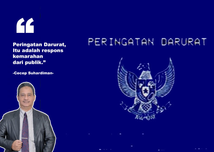 Viral Logo Peringatan Darurat Hari Ini, Cecep Suhardiman: Itu adalah Respons dan Kemarahan dari Publik