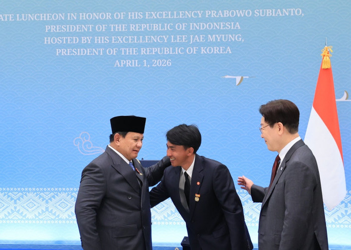 Pria Indramayu Bikin Prabowo Bangga, Ini Dia Momen Spesial Sugianto dan Presiden di Istana Korea