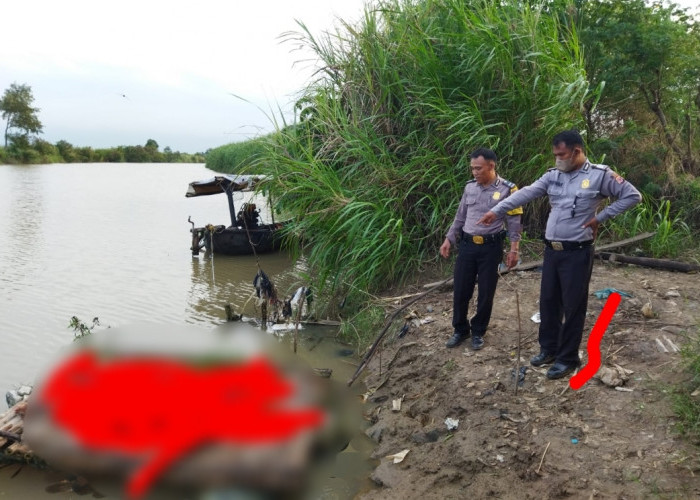 Penemuan Mayat di Sungai Cimanis Bangka Deres Buat Geger Warga Rawaurip Pengenan Cirebon
