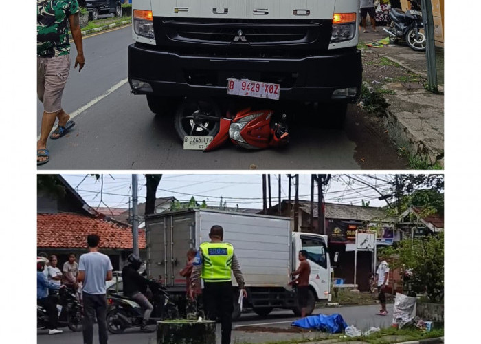 Gagal Menyalip, Pemuda 19 Tahun Tewas Tertabrak Truk di Depan Aspol Pesisir Cirebon